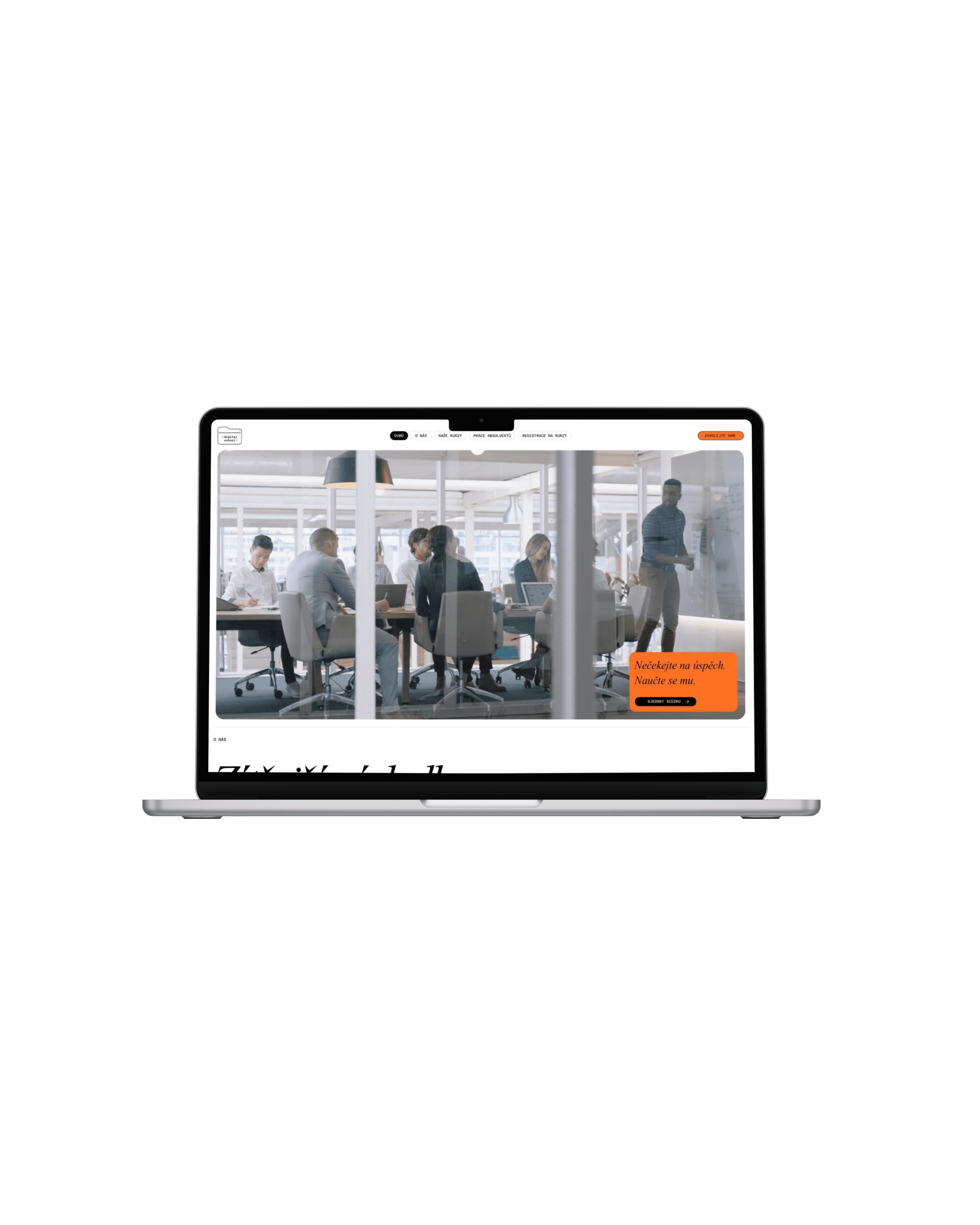 Webové stránky Digital School - realizace