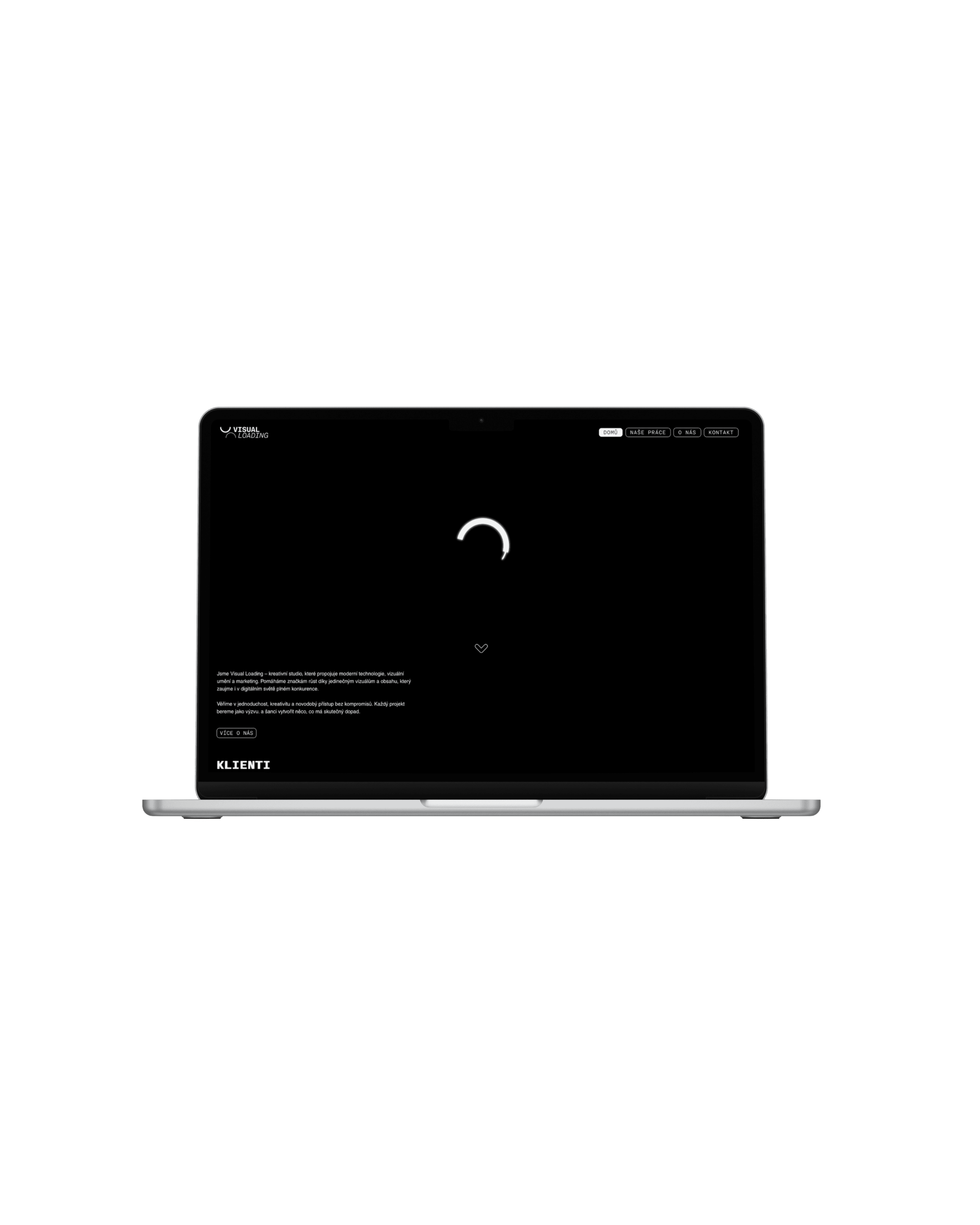 Webové stránky Visual Loading - realizace